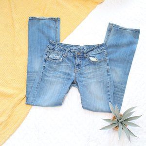 Cowgirl Tuff • 'Don't Fence Me In' Boot Cut Jeans